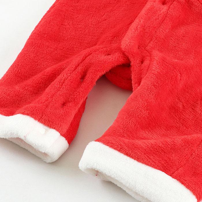 サンタロンパース クリスマス ベビーコスチューム サンタクロース ロンパース カバーオール 記念撮影 赤ちゃん 男の子 女の子 長袖