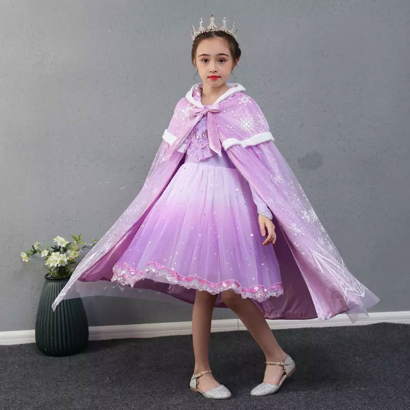 子供 仮装 マント ケープ ガウン ディズニー プリンセス ハロウィン コスプレ コスチューム ドレス キッズ 女の子 衣装 コート 100 110 120 130 140
