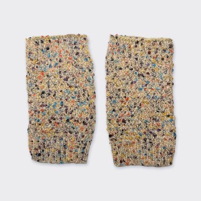 カラーネップハンドウォーマー レディース