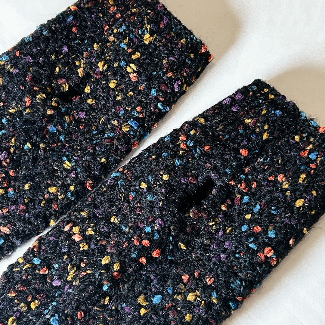 カラーネップハンドウォーマー レディース