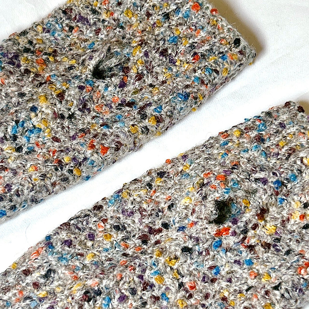 カラーネップハンドウォーマー レディース