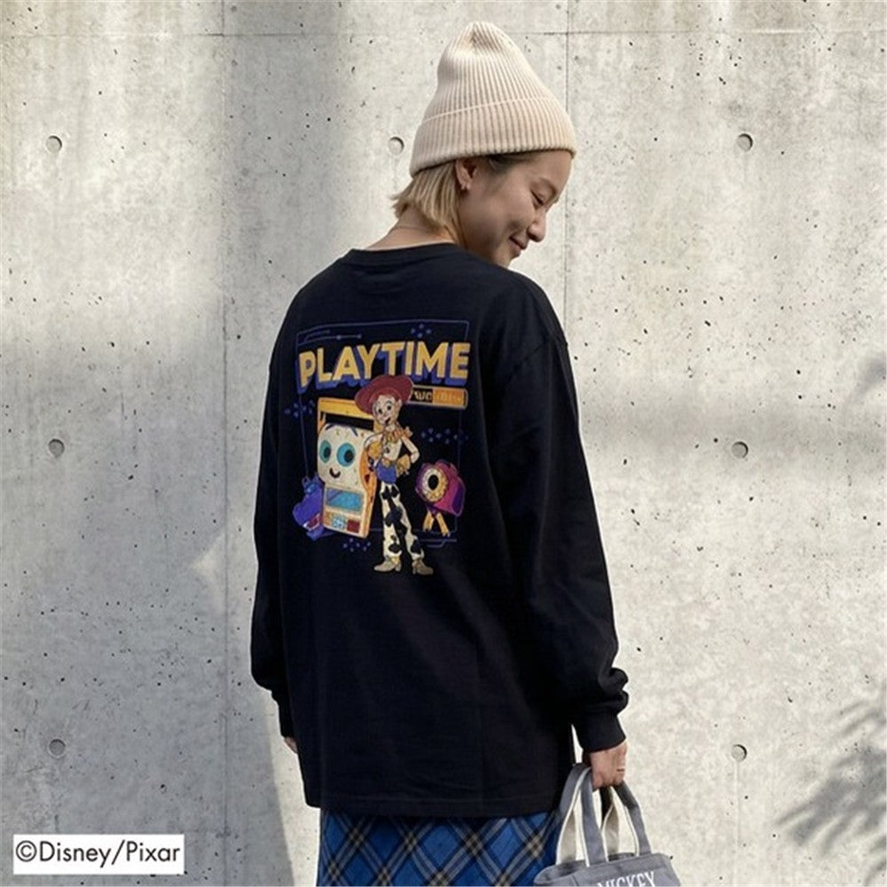 TOY STORY バックプリント 長袖Tシャツ ユニセックス M