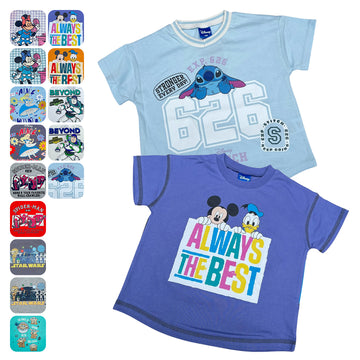 キッズ Tシャツ ディズニー キャラ 半袖 ミッキーマウス ミニーマウス アリス スターウォーズ バズ・ライトイヤー スティッチ 子供服 夏