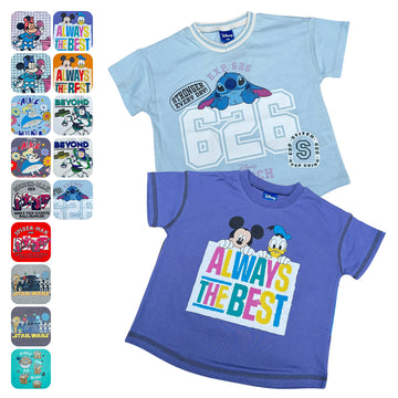キッズ Tシャツ ディズニー キャラ 半袖 ミッキーマウス ミニーマウス アリス スターウォーズ バズ・ライトイヤー スティッチ 子供服 夏