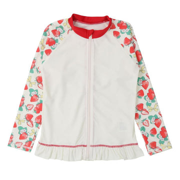 イチゴ柄レッド/100