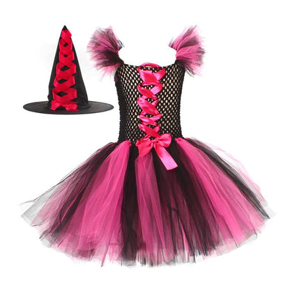 ハロウィン キッズ 魔女コスチューム