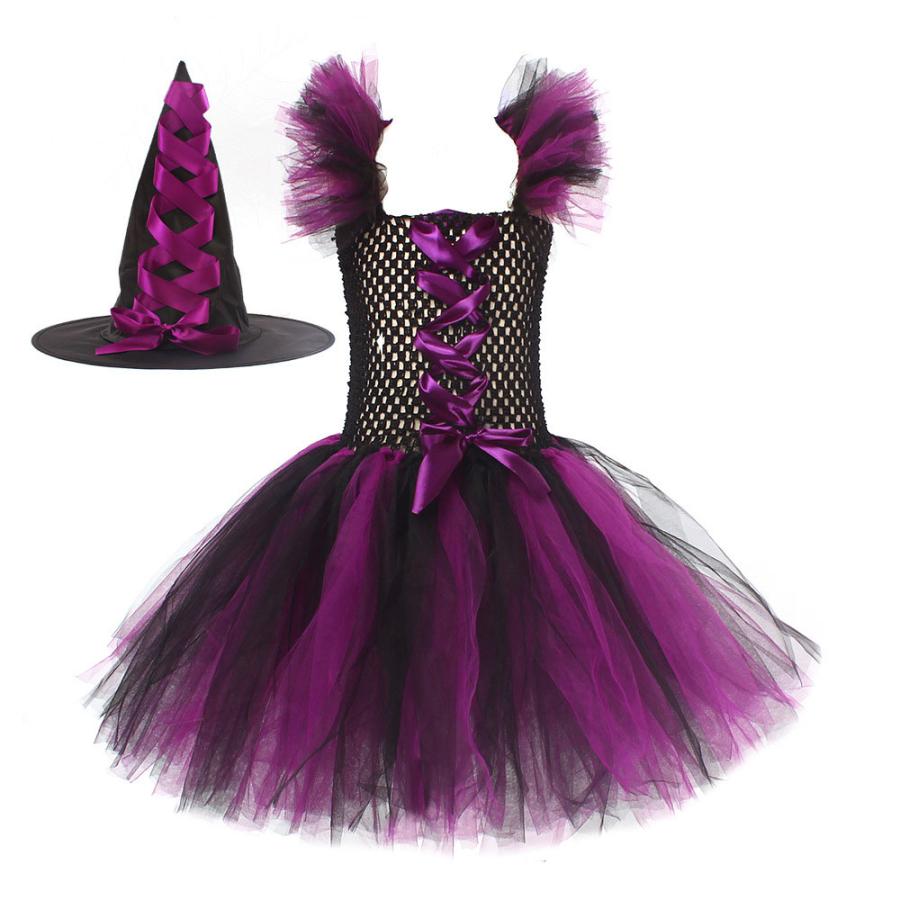 ハロウィン キッズ 魔女コスチューム