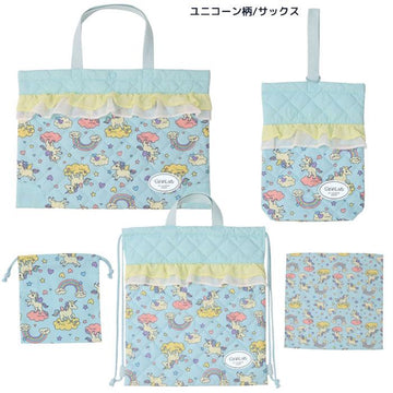 ユニコーン柄/サックス