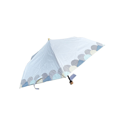 Lightweight, foldable parasol for women, completely shaded, suitable for both sunny and rainy days