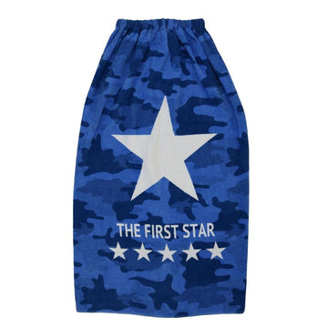 迷彩ビッグスター柄ブルー