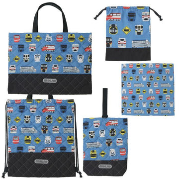 電車総柄/サックス