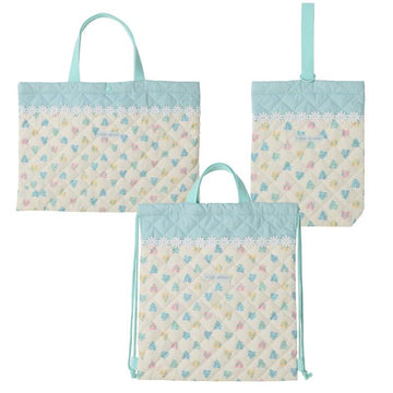 小花総柄/サックス