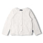 moujonjon openwork cherry pattern cardigan