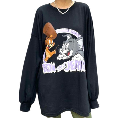 TOM&amp;JERRY Tom and Jerry Women's Long Sleeve T-Shirt