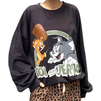 TOM&amp;JERRY Tom and Jerry Women's Long Sleeve T-Shirt