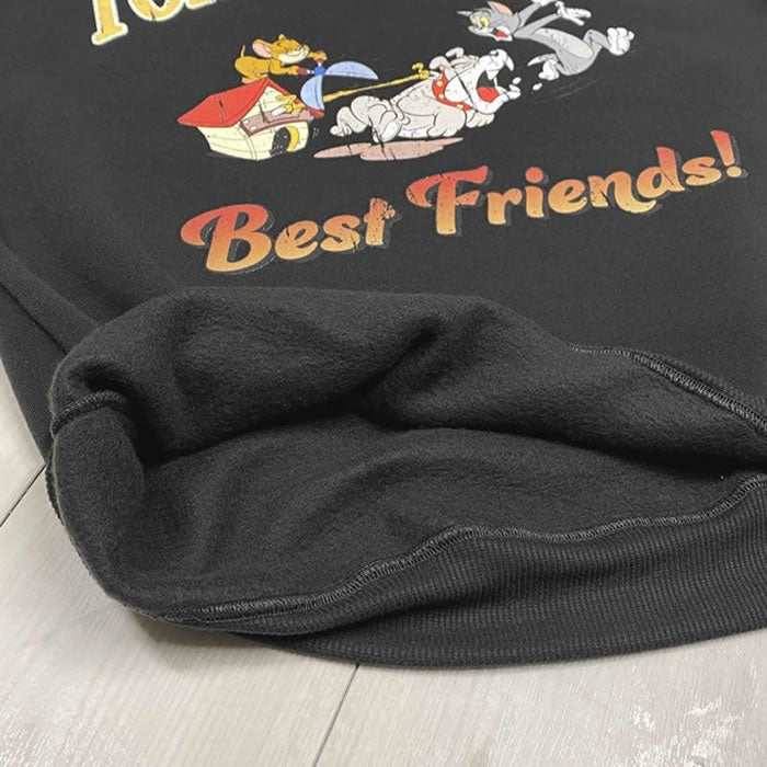 TOM&amp;JERRY Tom and Jerry Women's Fleece-Lined Sweatshirt