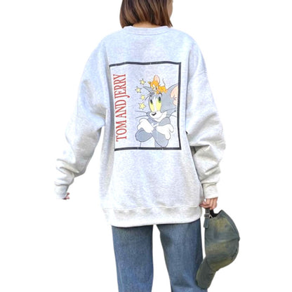 TOM&amp;JERRY Tom and Jerry Women's Fleece-Lined Sweatshirt