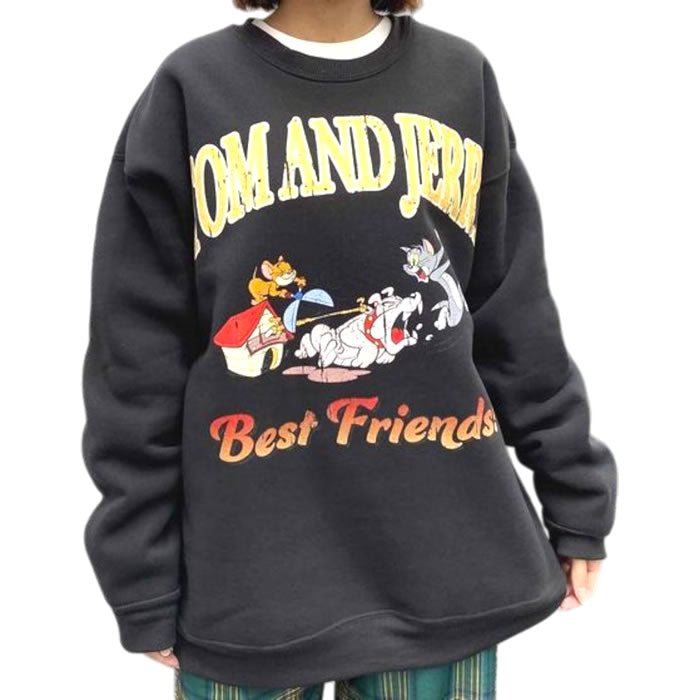 TOM&amp;JERRY Tom and Jerry Women's Fleece-Lined Sweatshirt