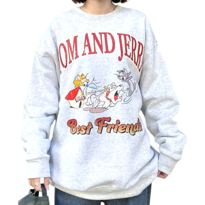 TOM&amp;JERRY Tom and Jerry Women's Fleece-Lined Sweatshirt