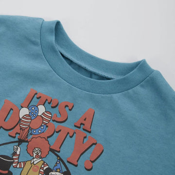 Ocean &amp; Ground IT'S PARTY Print T-shirt