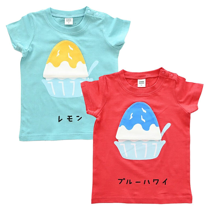 CHEEK ROOM チークルーム 【2025夏新商品】かき氷Tシャツ