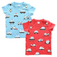 CHEEK ROOM チークルーム パトカー総柄Tシャツ