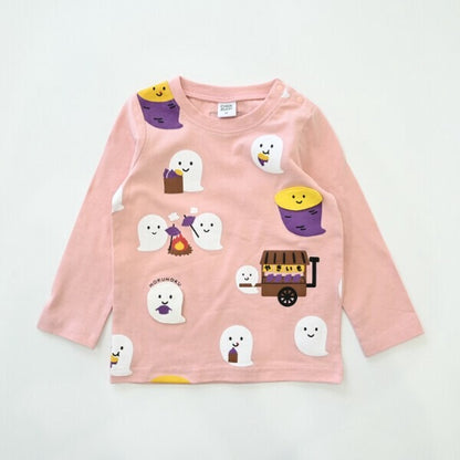 CHEEK ROOM おばけの焼きいも ロングTシャツ