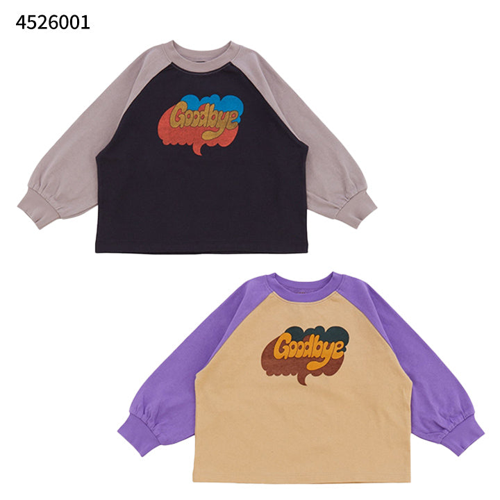 ocean&ground goodbyeプリントラグランTシャツ