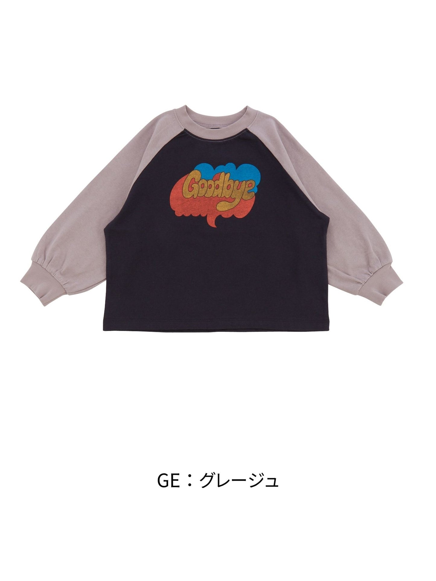 ocean&ground goodbyeプリントラグランTシャツ