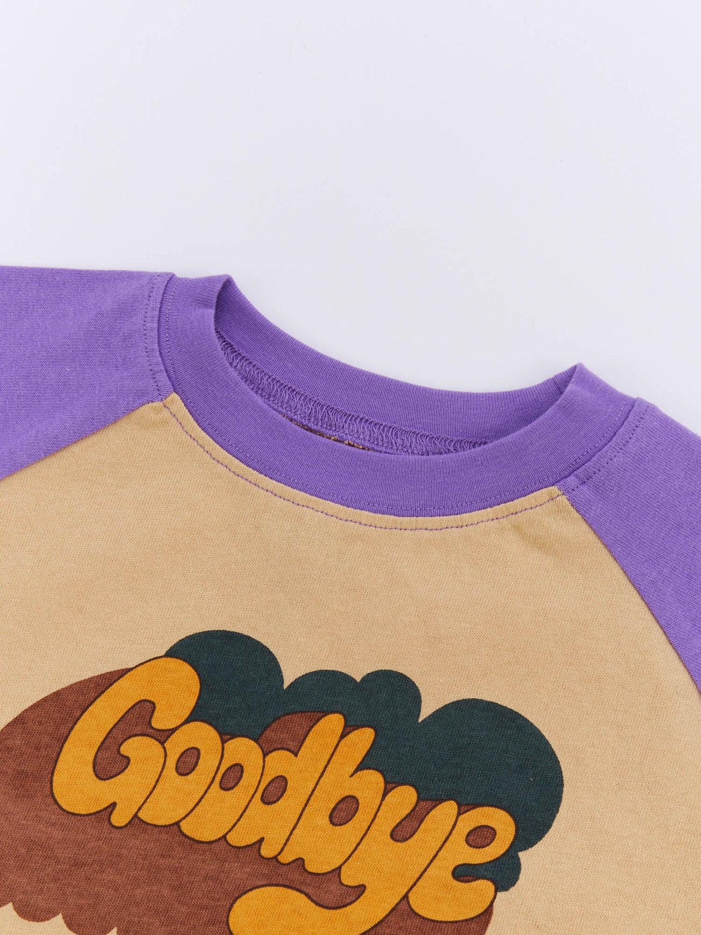 ocean&ground goodbyeプリントラグランTシャツ