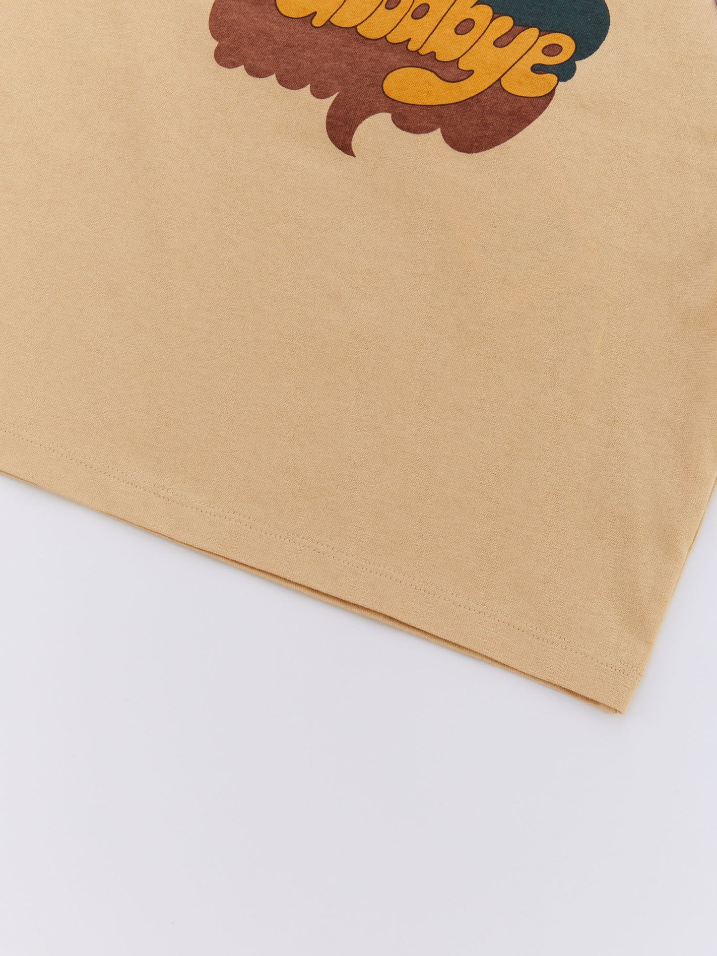ocean&ground goodbyeプリントラグランTシャツ