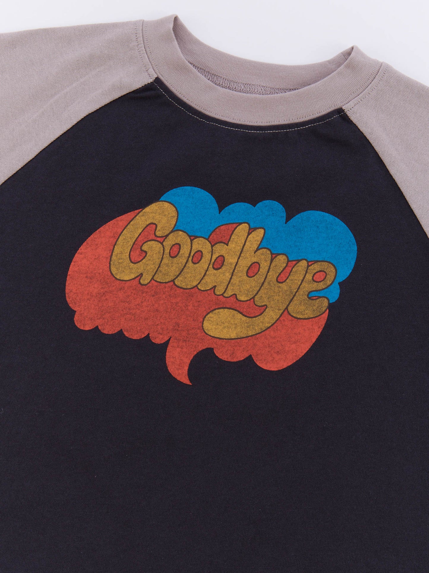ocean&ground goodbyeプリントラグランTシャツ