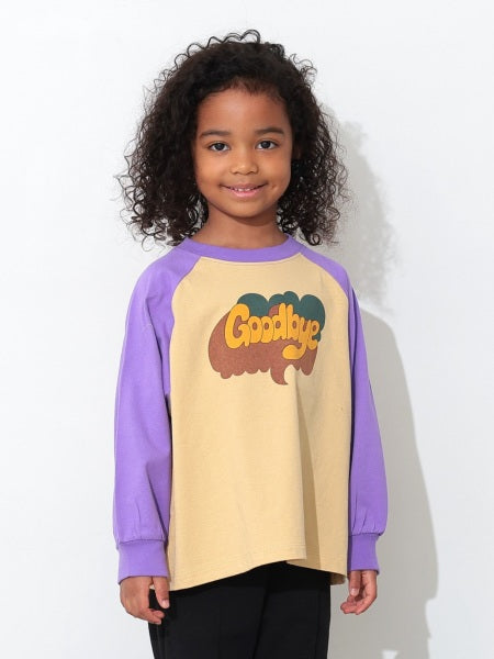 ocean&ground goodbyeプリントラグランTシャツ