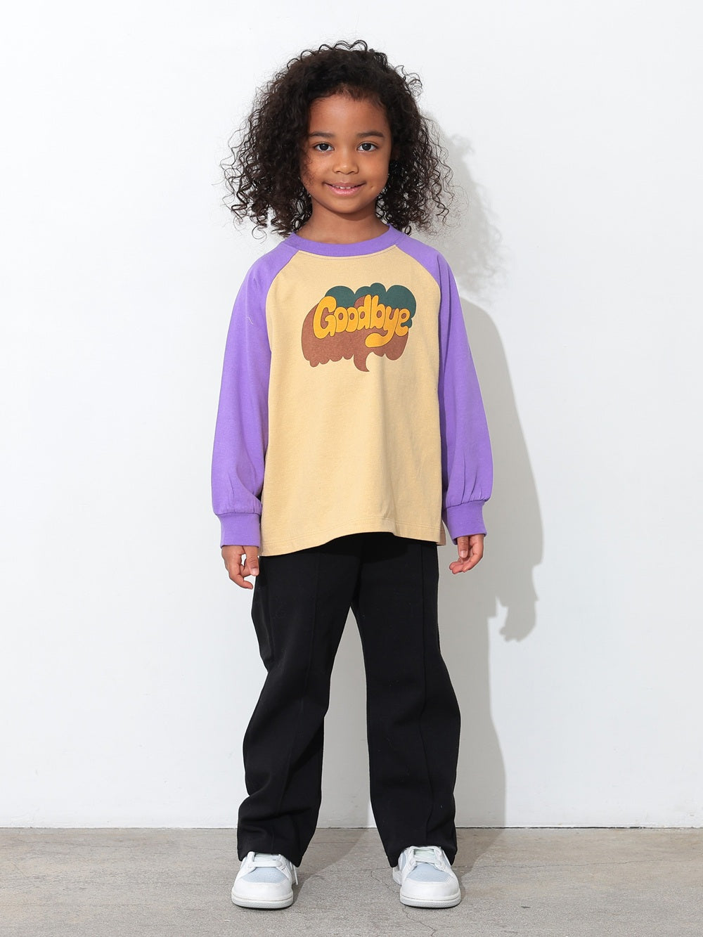 ocean&ground goodbyeプリントラグランTシャツ