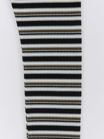 ocean&ground ストレッチワッフルボーダーレギンス