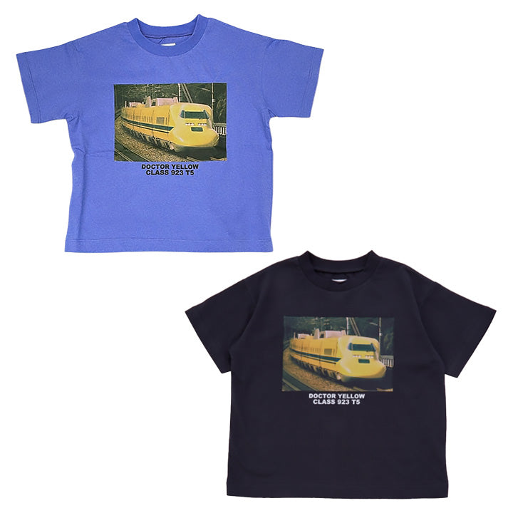 ocean&ground 接触冷感ドクターイエローフォトプリントTシャツ