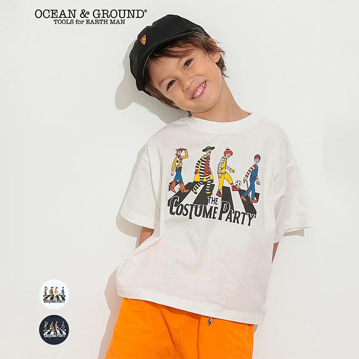 ocean&ground COSTUME PARTYプリントTシャツ