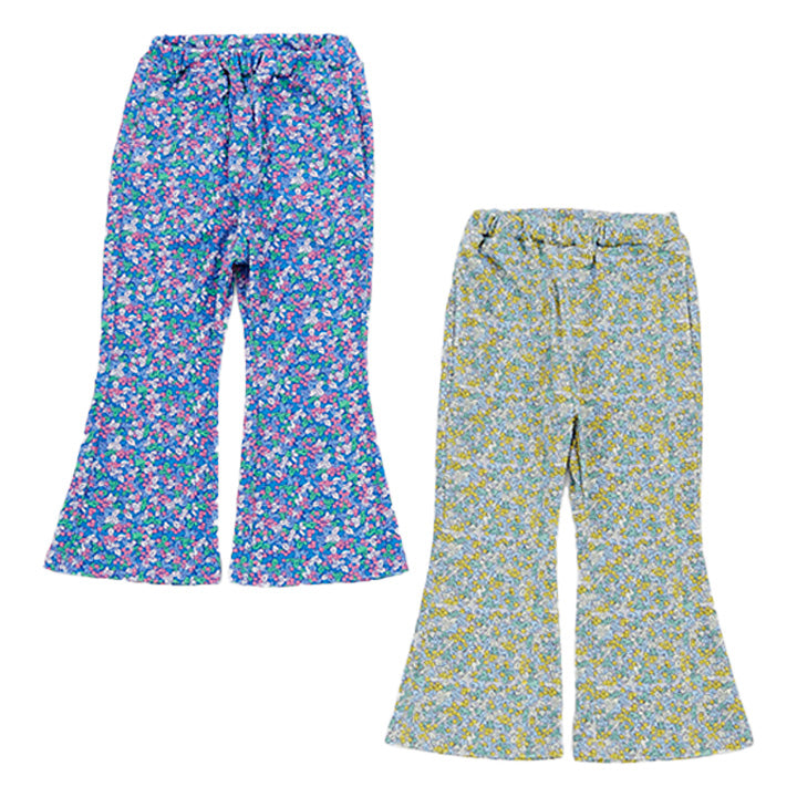 ocean&ground フラワーフレアパンツ スクールサイズ