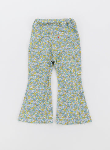 ocean&ground フラワーフレアパンツ