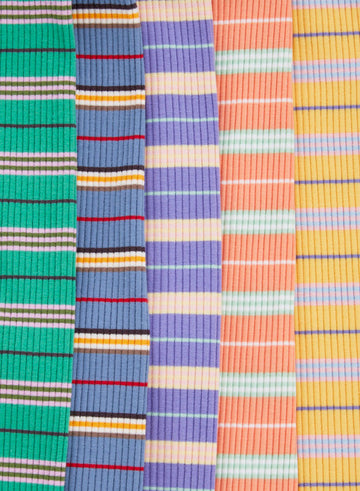 ocean&ground マルチボーダー レギンス