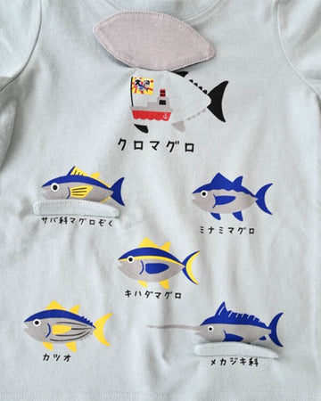 CHEEK ROOM いろいろマグロTシャツ
