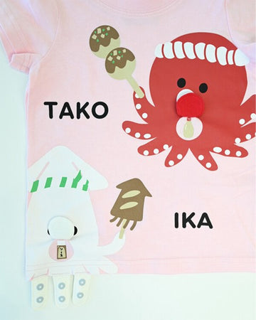 CHEEK ROOM たこ焼き いか焼き Tシャツ