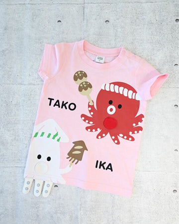 CHEEK ROOM たこ焼き いか焼き Tシャツ