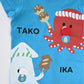CHEEK ROOM たこ焼き いか焼き Tシャツ