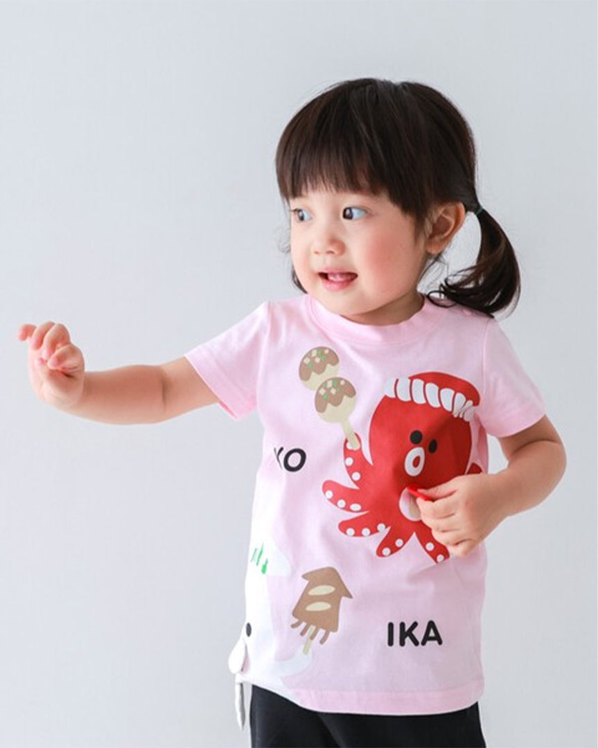 CHEEK ROOM たこ焼き いか焼き Tシャツ