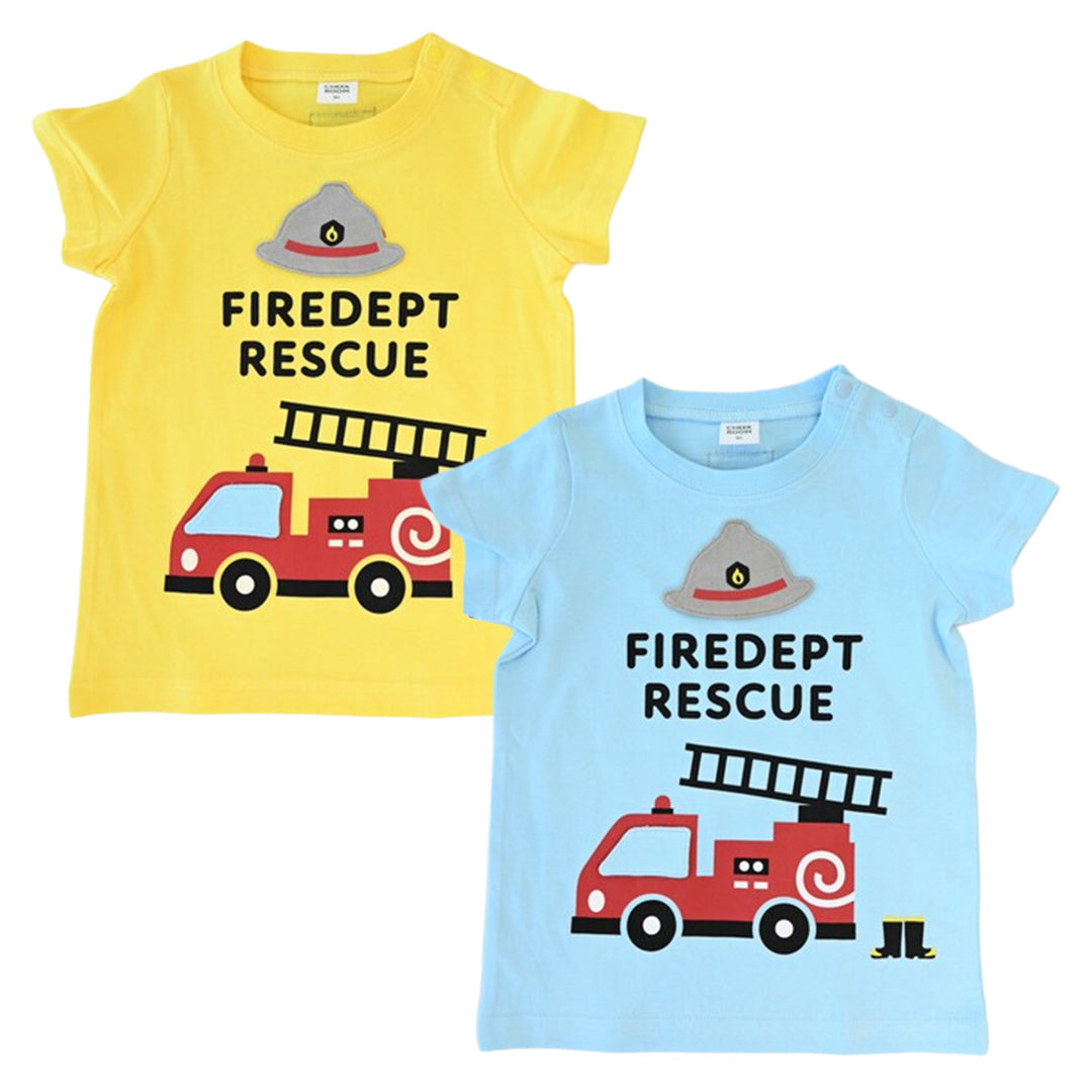 CHEEK ROOM 消防車 Tシャツ