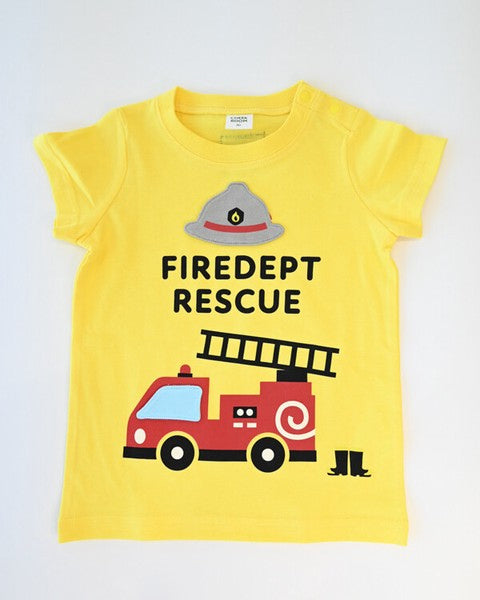 CHEEK ROOM 消防車 Tシャツ