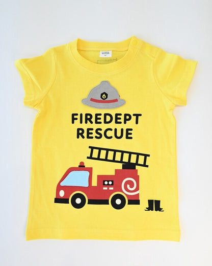CHEEK ROOM 消防車 Tシャツ