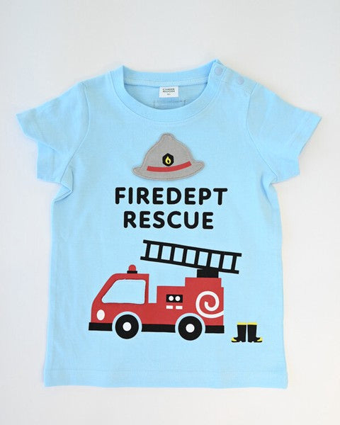CHEEK ROOM 消防車 Tシャツ