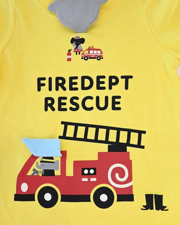 CHEEK ROOM 消防車 Tシャツ